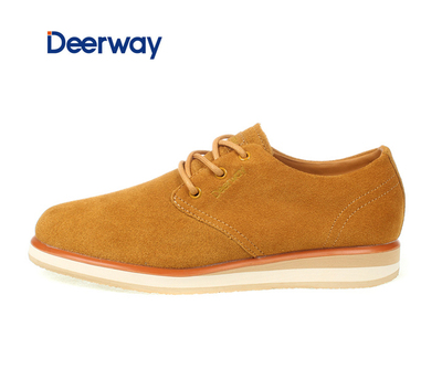 德尔惠男鞋冬季新款英伦风复古休闲皮鞋男防滑保暖散步鞋54413366