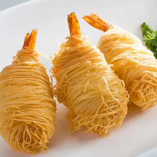 【美渔坊】金丝虾卷200g/盒 炸虾 凤尾虾 面包虾 虾类制品