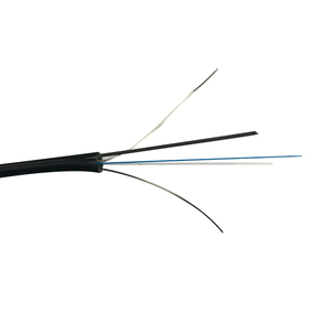 ftth室外2芯皮线光缆定长自承式两心单模皮线光纤光缆3根钢丝蝶形