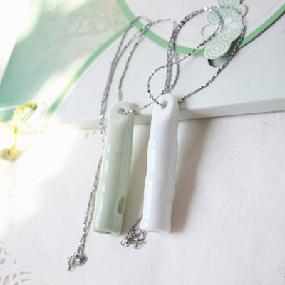 满29包邮 花千骨同款小指骨哨求生哨 杀阡陌陶瓷项链 情侣款哨子