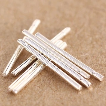 纯银耳棒正品 925纯银耳针韩版银饰配件批发银耳钉棍 银棒防过敏