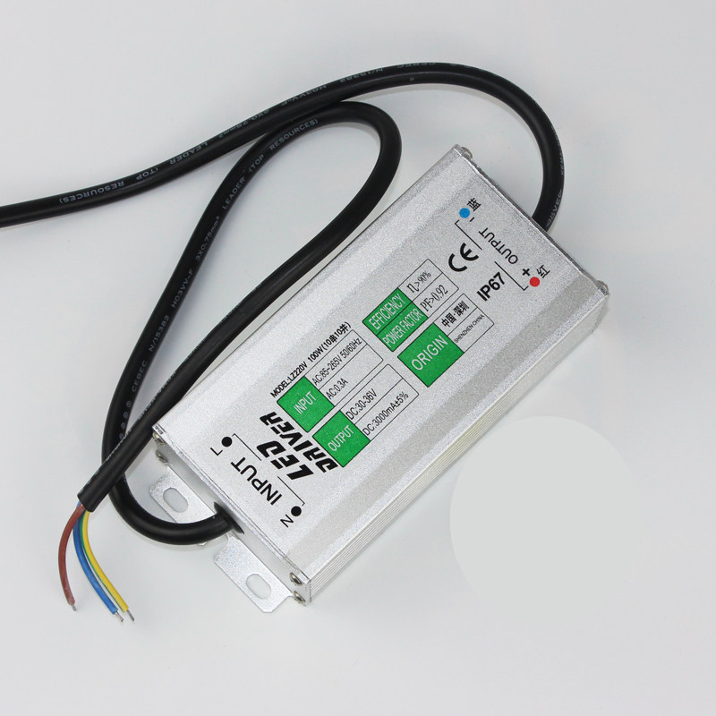 10w20w30w50w100w工程款led恒流驱动电源led投光灯防水驱动