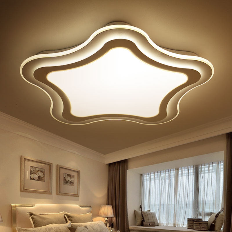 玛珂立超薄亚克力吸顶灯 星形led儿童房卧室书房现代简约小客厅灯