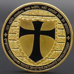 黑色圣殿骑士金币 德国币 罗马十字军东征币 加拿大新西兰守护币