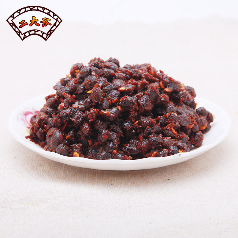 正宗陈小二徐州特产风味豆豉酱10斤整箱红油香辣酱菜咸菜下饭菜