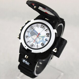 手表 守护甜心四叶草桃心旋转翻盖手表 包邮守护甜心彩灯翻盖旋转陀螺