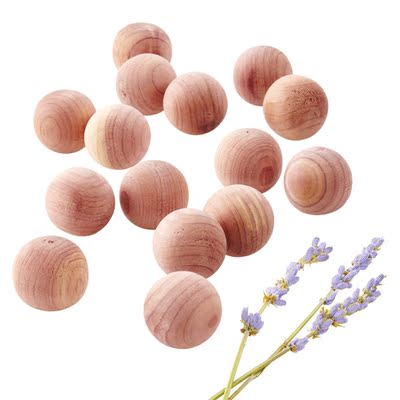 美国进口 cedar 衣柜衣橱鞋柜 天然香味除味薰衣草味雪松球24颗入