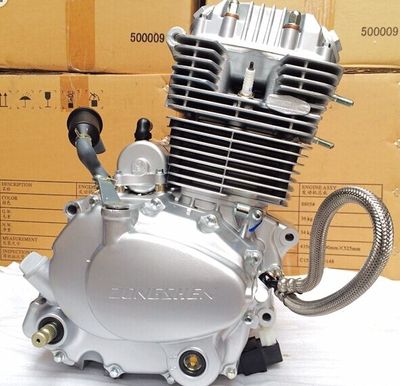 两轮越野摩托车 宗申cb250发动机 机头 带油冷 全套电器 化油器