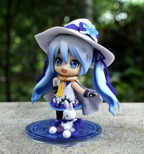 現貨清倉包郵雪初音盒裝q版可愛超萌手辦模型擺件禮品