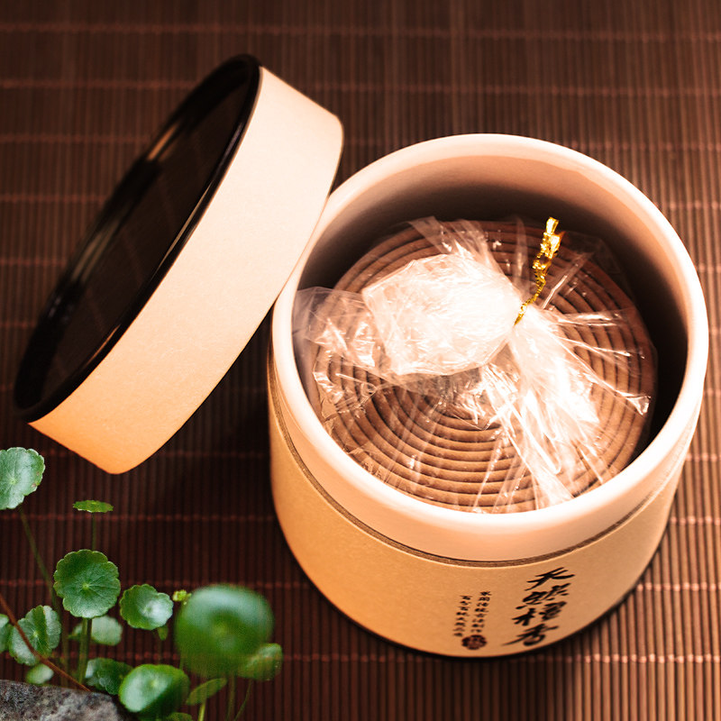 天然印尼水沉香盘香老山檀香盘香炉卧室内香薰香炉家用佛香供香