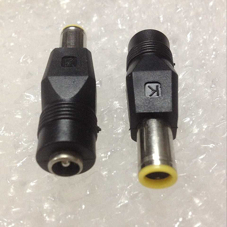 笔记本电源插头 dc转接头 5.5*2.1母 转7.9*5.5 圆口带针 联想ibm