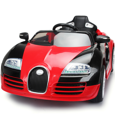 贝瑞佳儿童电动车童车四轮摇摆双驱可坐电动汽车跑车宝宝车玩具