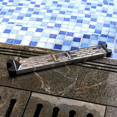 游泳池扶梯踏板304加厚型不锈钢泳池扶手下水爬梯子踏板泳池设备