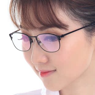 百微复古潮流装饰眼镜框架男女款配近视眼镜防辐射防蓝光变色眼镜