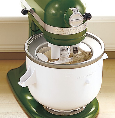 现货kitchenaid 厨师机pro 600/ 7qt/8qt 冰淇淋桶 压面配件绞肉