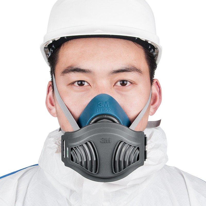 3m防尘口罩工业粉尘打磨易呼吸 透气夏 n95过滤棉防毒硅胶面具