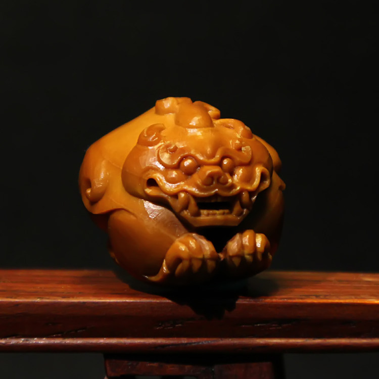 忘忧 橄榄核雕手串 聚财貔貅橄榄核手串 老油核橄榄胡手链男女款