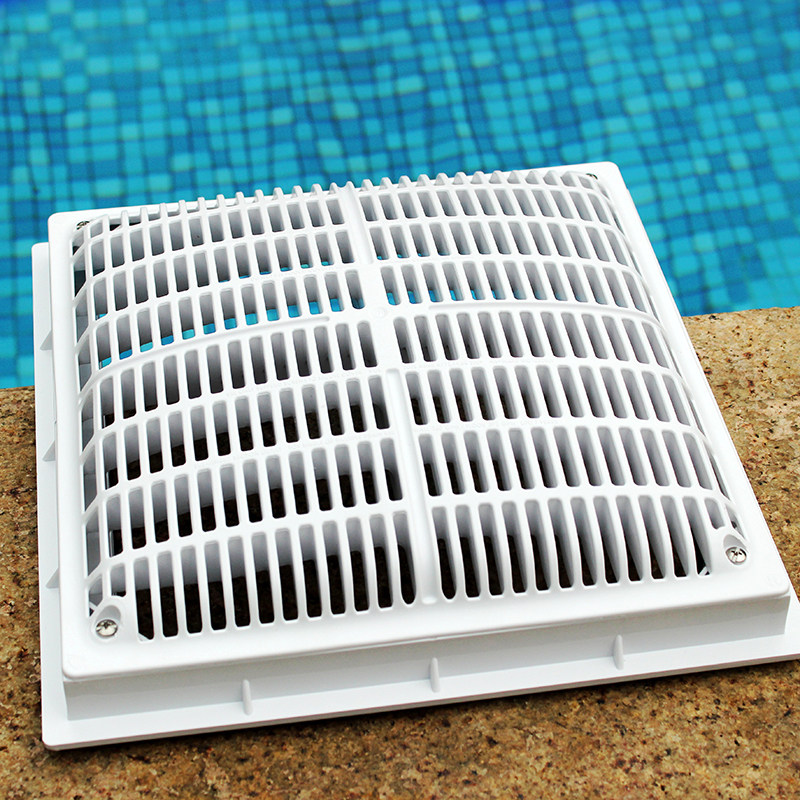 亨沃 游泳池排水器 方形主排水 池底出水器防虹吸主排 泳池设备_双氙