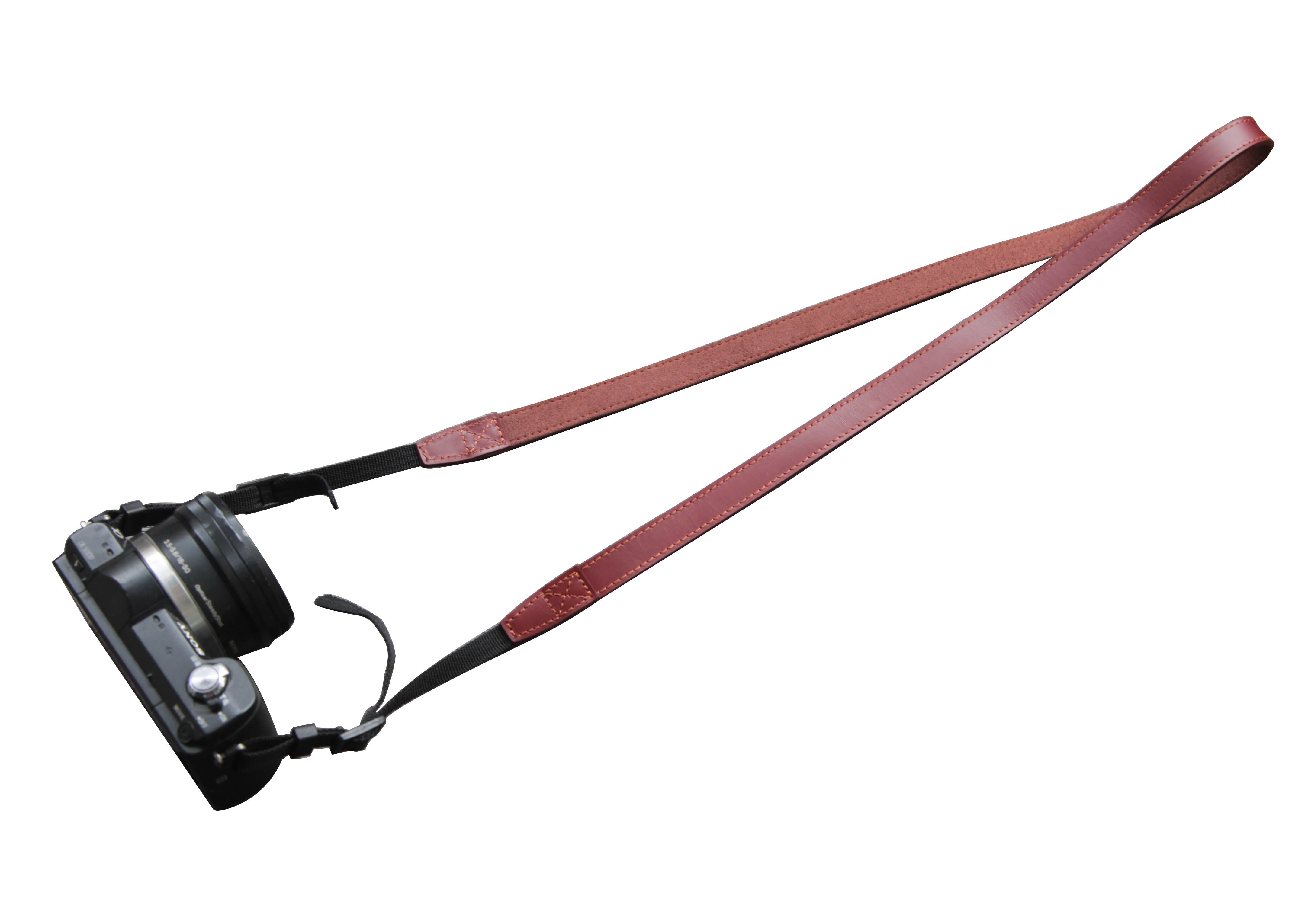 适用徕卡 索尼微单a6500 a7m2 相机肩带 真皮单反数码照相机背带