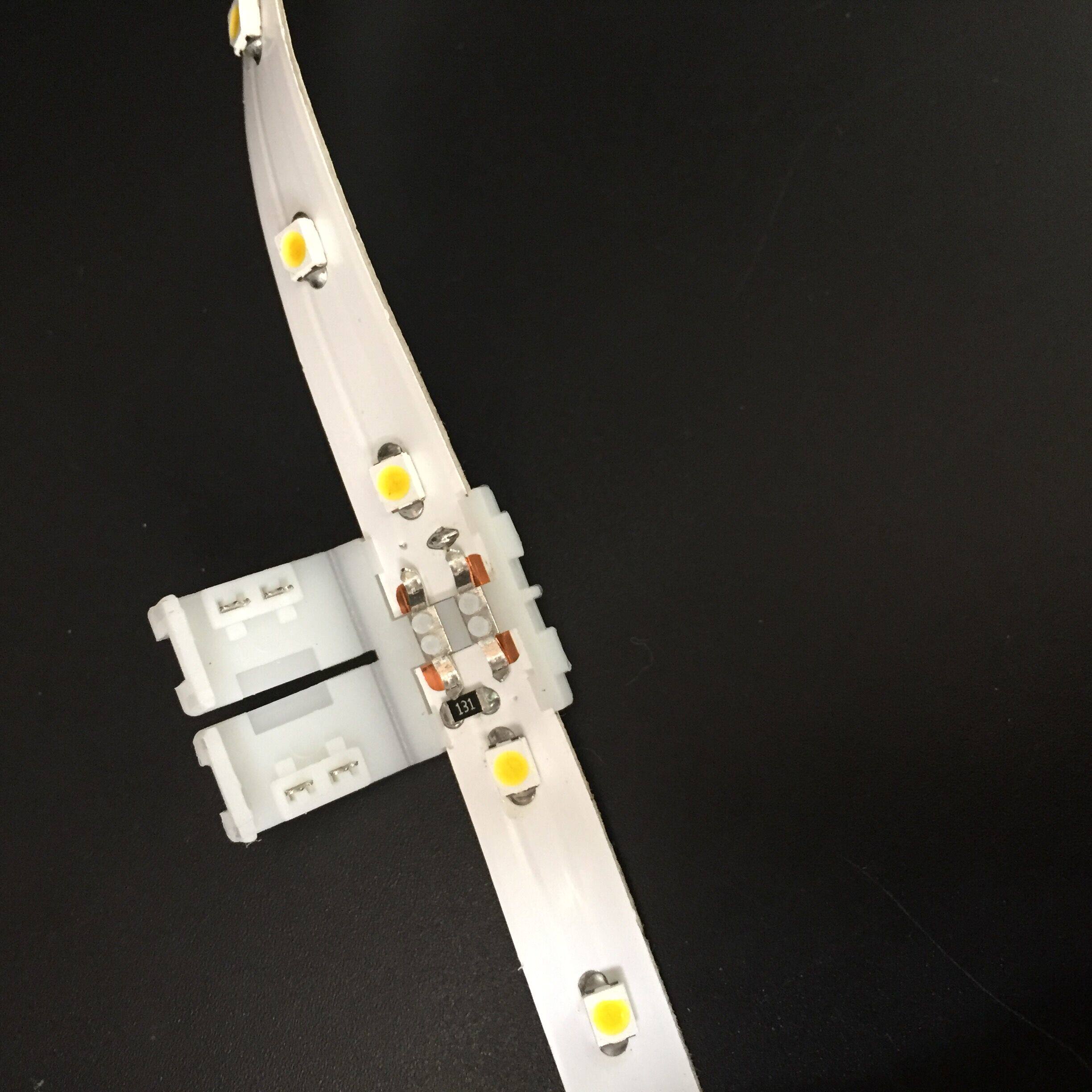 3528led灯带fpc免焊接连接头 单色5050/5630灯条2pin对接头