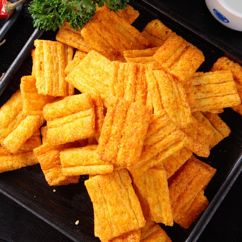 【天天特价】安徽特产香辣玉米锅巴农家手工休闲零食200gx3袋