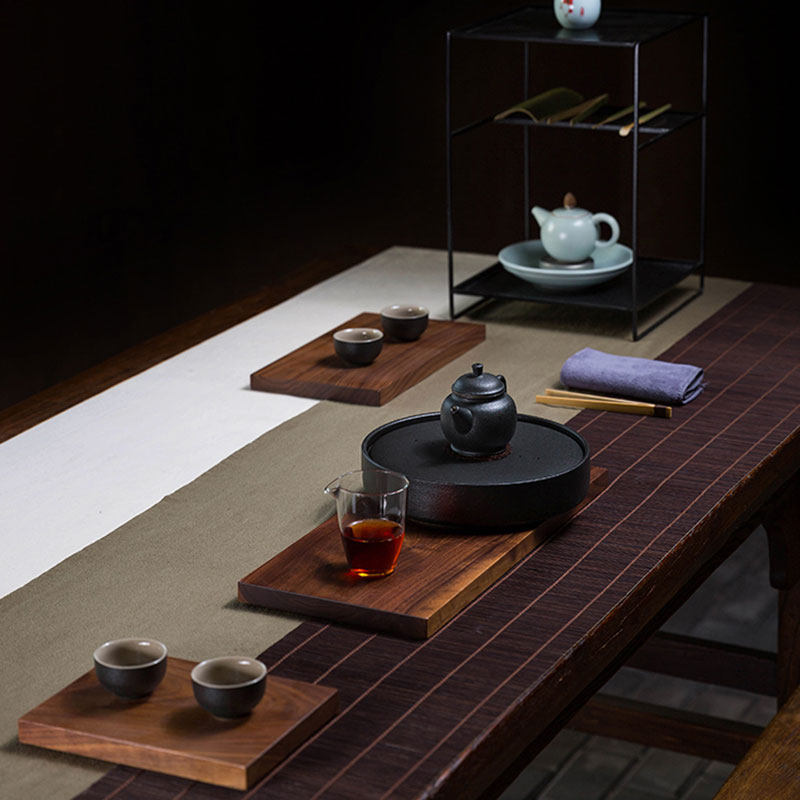 竹制茶席竹帘竹垫茶垫茶巾桌旗茶具杯垫日式禅意拍摄背景道具底垫