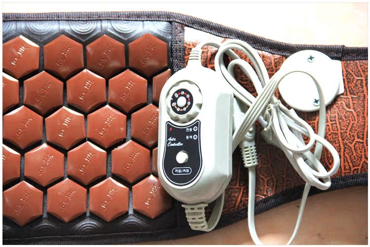 青岛丽可托玛琳腰带 护腰玉石腰带锗石药石加热腰间