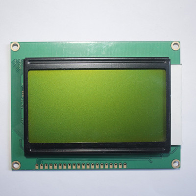 lcd12864mr液晶屏带中文字库液晶模块黄绿屏支持并口/串口5v/3.3v