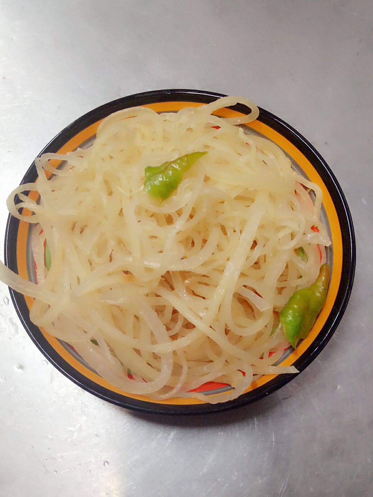 安徽阜阳特产农家手工湿皮丝猪皮丝宴席皮丝 500g 任选四份 包邮