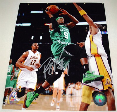 美国订购 凯尔特人队 隆多雷阿伦皮尔斯球星照片签字 带证书 定金