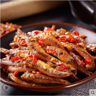 银城湘味qq鱼仔湖南特产麻辣鱼仔40包香辣毛毛鱼零食小鱼干包邮