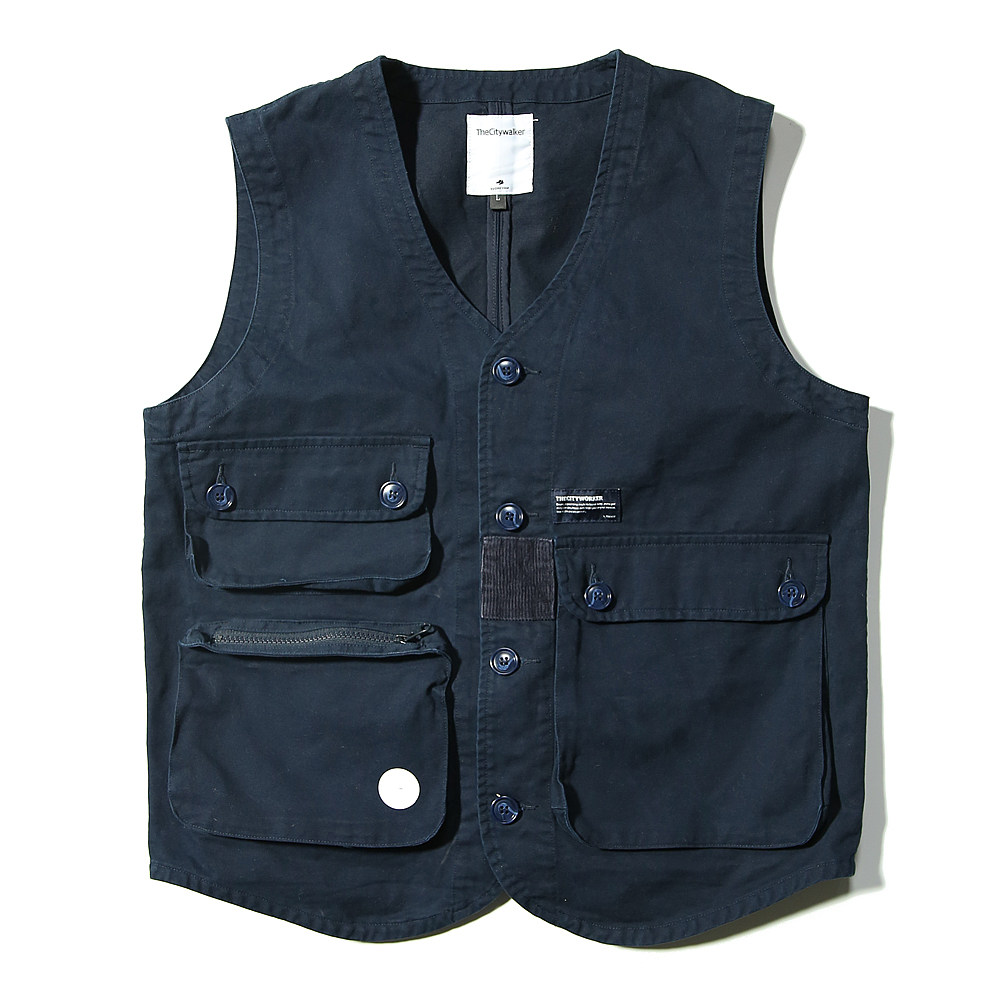 borscht woolen vest 灰色羊毛混纺毛呢夹棉马甲棉背心男