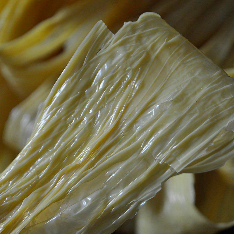 农家自制纯手工头层薄豆腐皮孕妇月子豆腐衣干货油豆皮腐竹豆制品