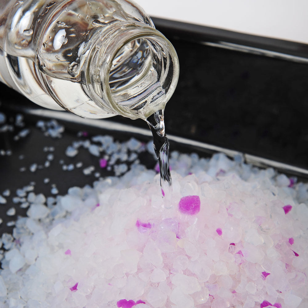 水晶猫砂砂舞猫砂5l除臭强吸水 无尘环保除菌大颗粒猫沙薰衣草味