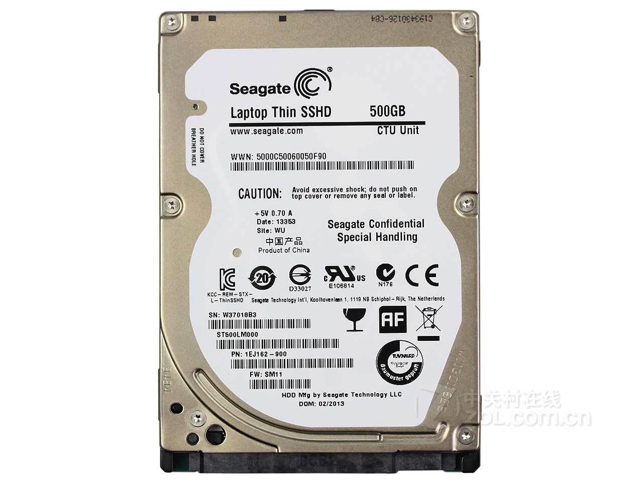 2.5寸seagate/希捷 st500lm000 500g固态混合sshd笔记本电脑硬盘