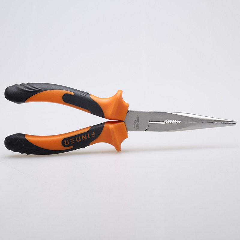 发现者工具尖嘴钳尖嘴钳子6寸8寸尖嘴剥线钳电工钳尖头钳加长钳子