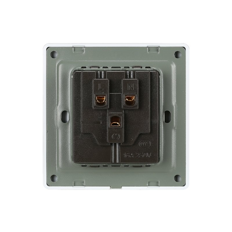 飞利浦开关插座面板 飞逸珍珠白16a三孔空调三插电源插座墙壁面板