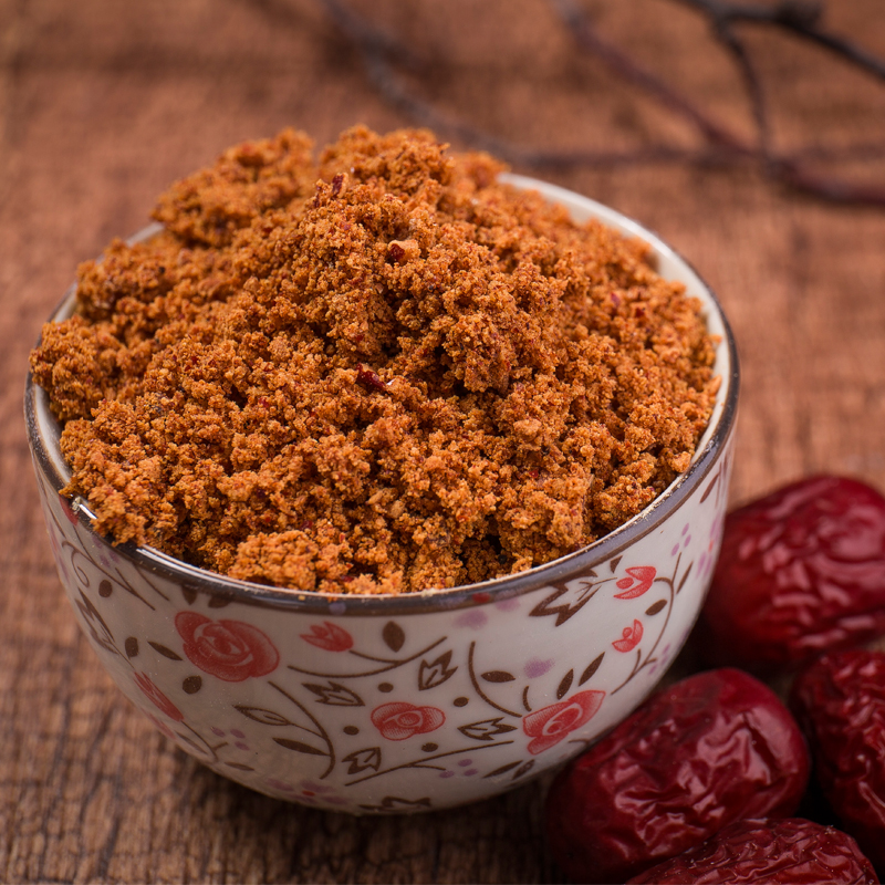 买2斤送1斤下单现磨纯红枣粉可蒸馒头做面包酸奶会结块 500g包邮