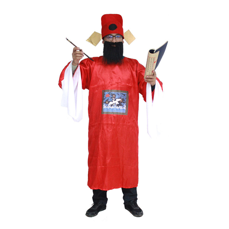 万圣节鬼衣恐怖服饰成人判官服地狱官差判官钟馗服cosplay服装