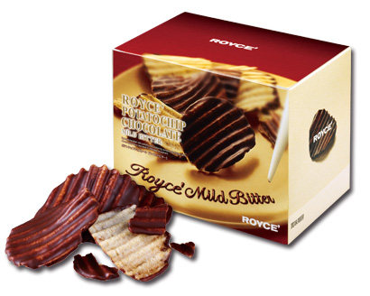 【推荐】日本 北海道 royce 巧克力薯片 黑巧克力薯片 盒装