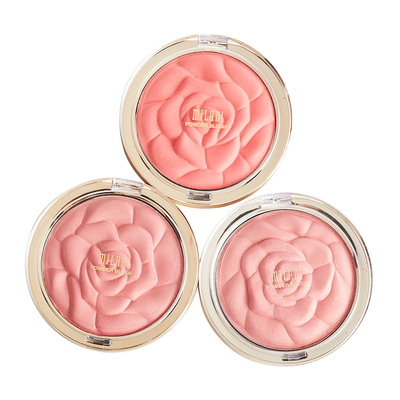 包邮美国milani浮雕玫瑰花瓣腮红哑光防水高潮裸妆初学者胭脂修容