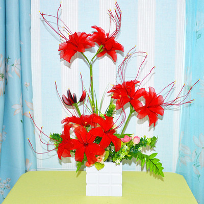 新品热卖 丝网花材料丝袜花新手 曼珠沙华套餐 彼岸花材料包 包邮