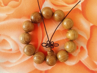 佛珠 喜气洋洋 佛珠手串百年拆房老料山槐木男女情侣手串手链胸怀大志