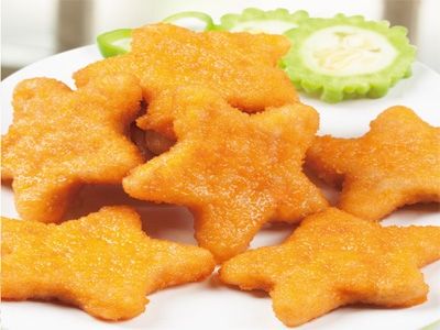 幸运星鸡块 五星鸡块 油炸小吃 休闲食品1kg 江浙沪皖 10包 包邮