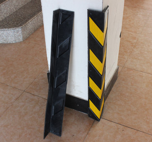 橡胶 尚平80cm橡胶护角 橡胶护墙角 反光护角 橡胶防撞条地下车库设施