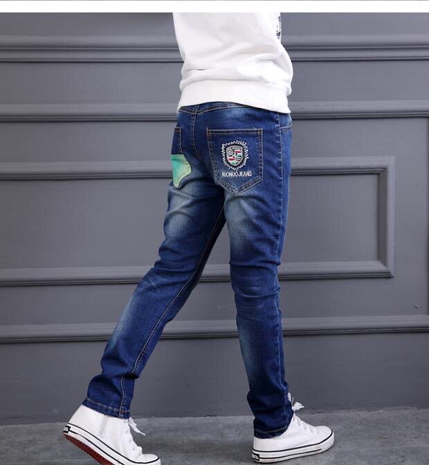 10男童牛仔裤11中学生儿童裤子12男大童男装春装13小男孩长裤15岁