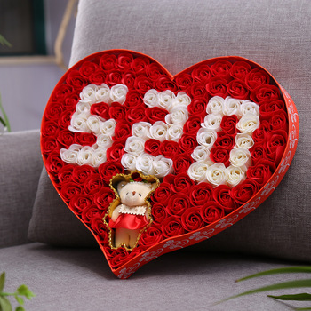 情人节礼物玫瑰香皂花礼盒
