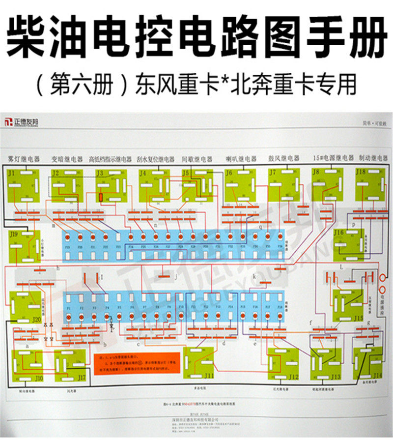 东风天龙雷诺天锦北奔重汽重卡柴油电控电喷共轨电路图书针脚图书