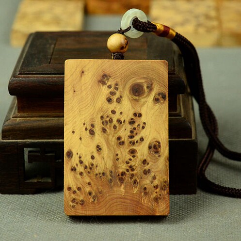 太行崖柏无事牌461 满瘤崖柏木平安牌子木料吊坠挂饰男女一物一拍