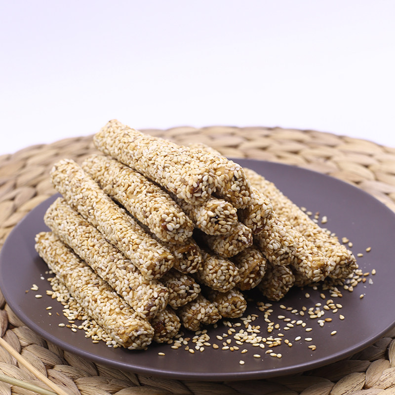 品渝轩 重庆特产小吃江津芝麻官芝麻杆220g特色休闲零食小吃包邮